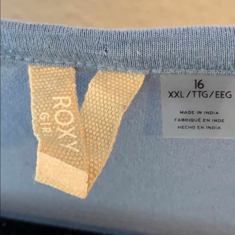 Girl’s Roxy Girl Tee Shirt Dress with Rayon Skirt - Picture 8 of 8